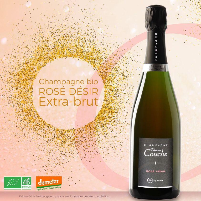 Champagne Vincent Couche Rosé Désir Extra Brut