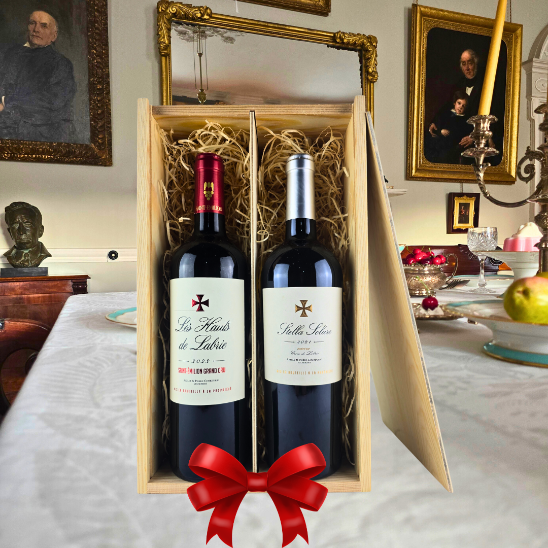 Bordeaux Croix De Labrie organic and vegan Red and White Gift Set