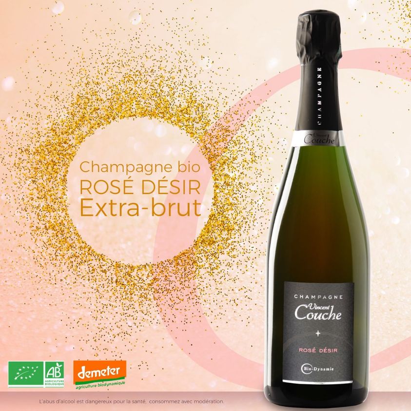 Champagne Vincent Couche Rosé Désir Extra Brut