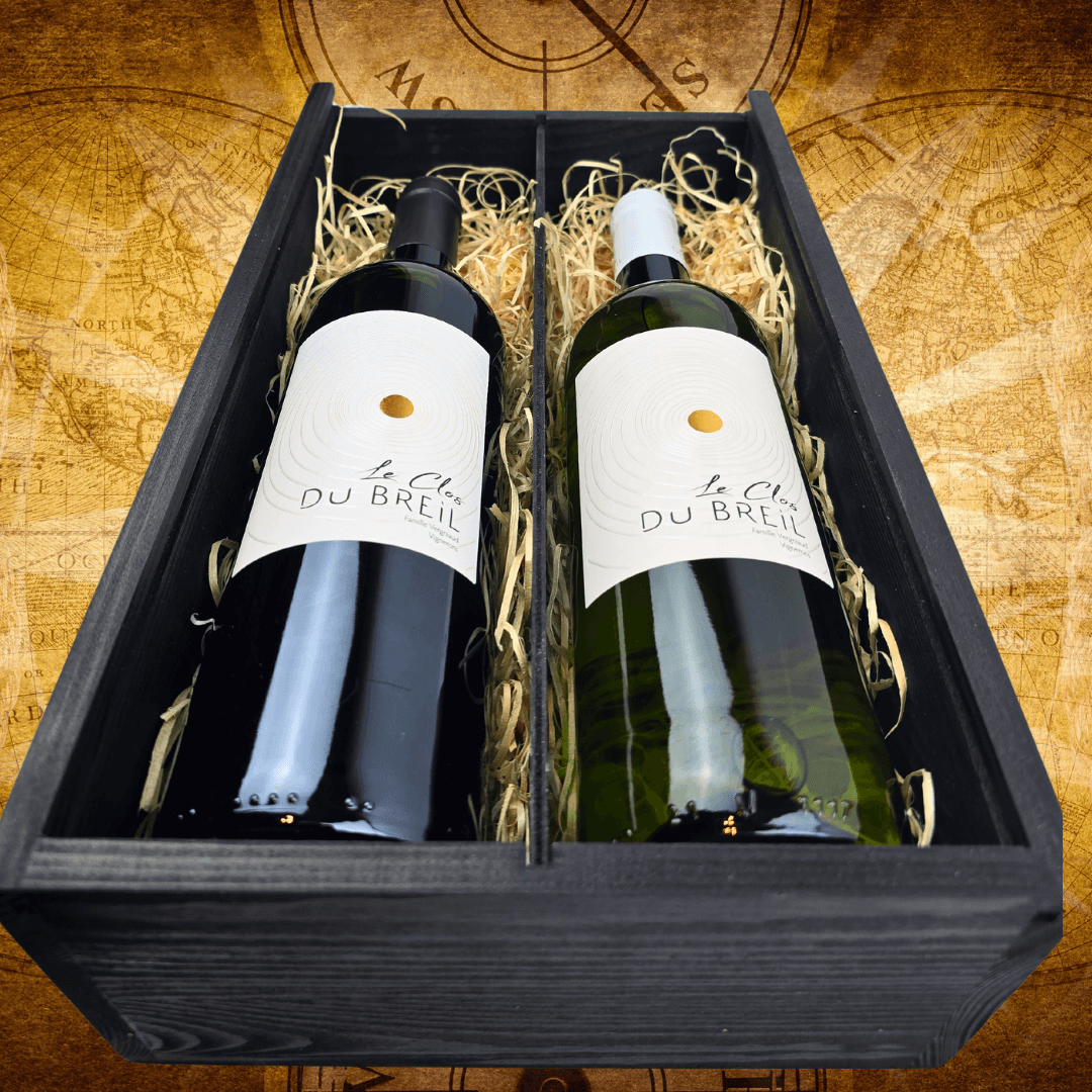 Le Clos du Breil Red and White Wine Bergerac Gift Set