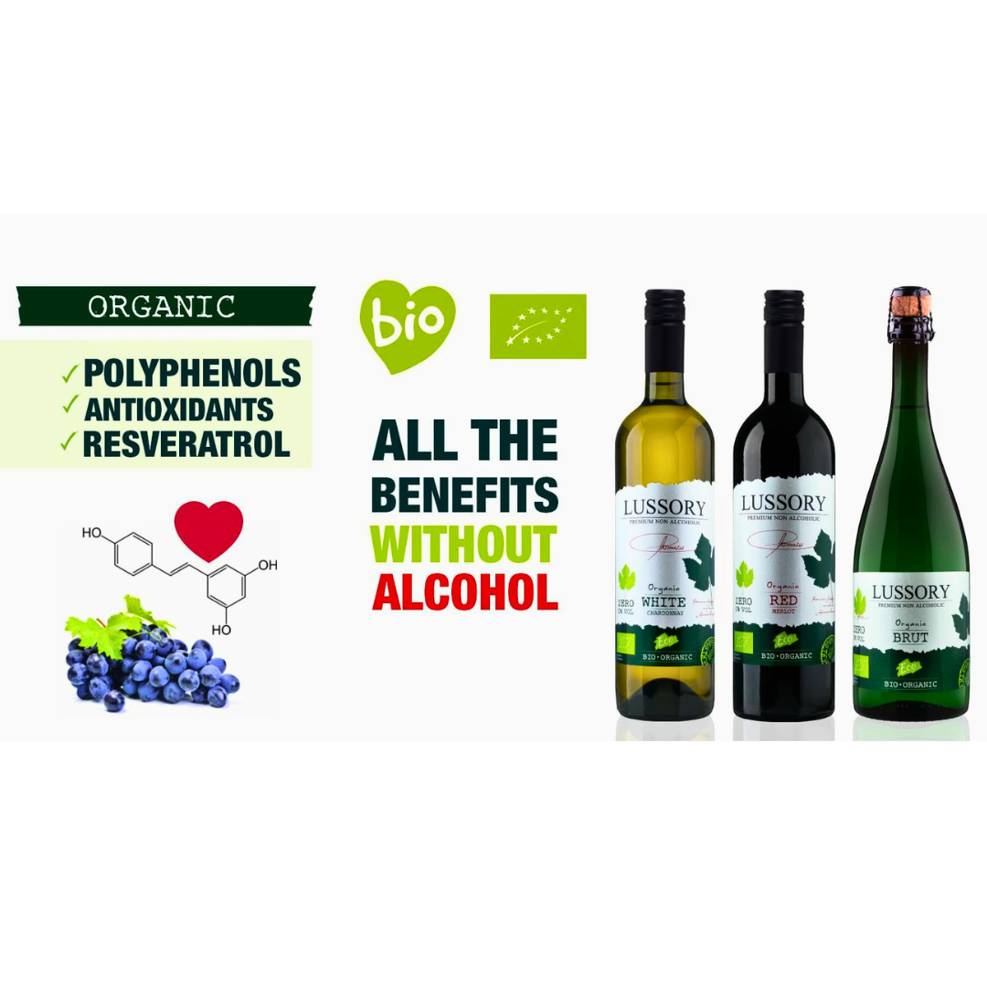 Lussory Organic & Vegan alcohol Free Red Wine - red wine northern Ireland www.absoluteorganicwine.com 