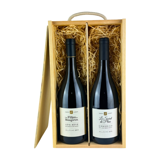 "Jeantet-Laurent Festive Duo - Organic & Vegan Luxury Wine Selection"-www.absoluteorganicwine.com