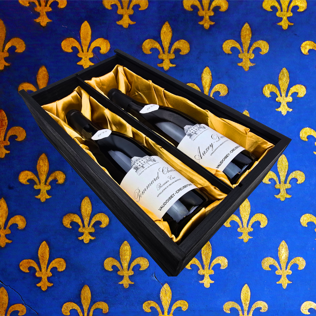 Exquisite Burgundy Wine Gift Set:
Organic Pommard Red and Elegant White Burgundy