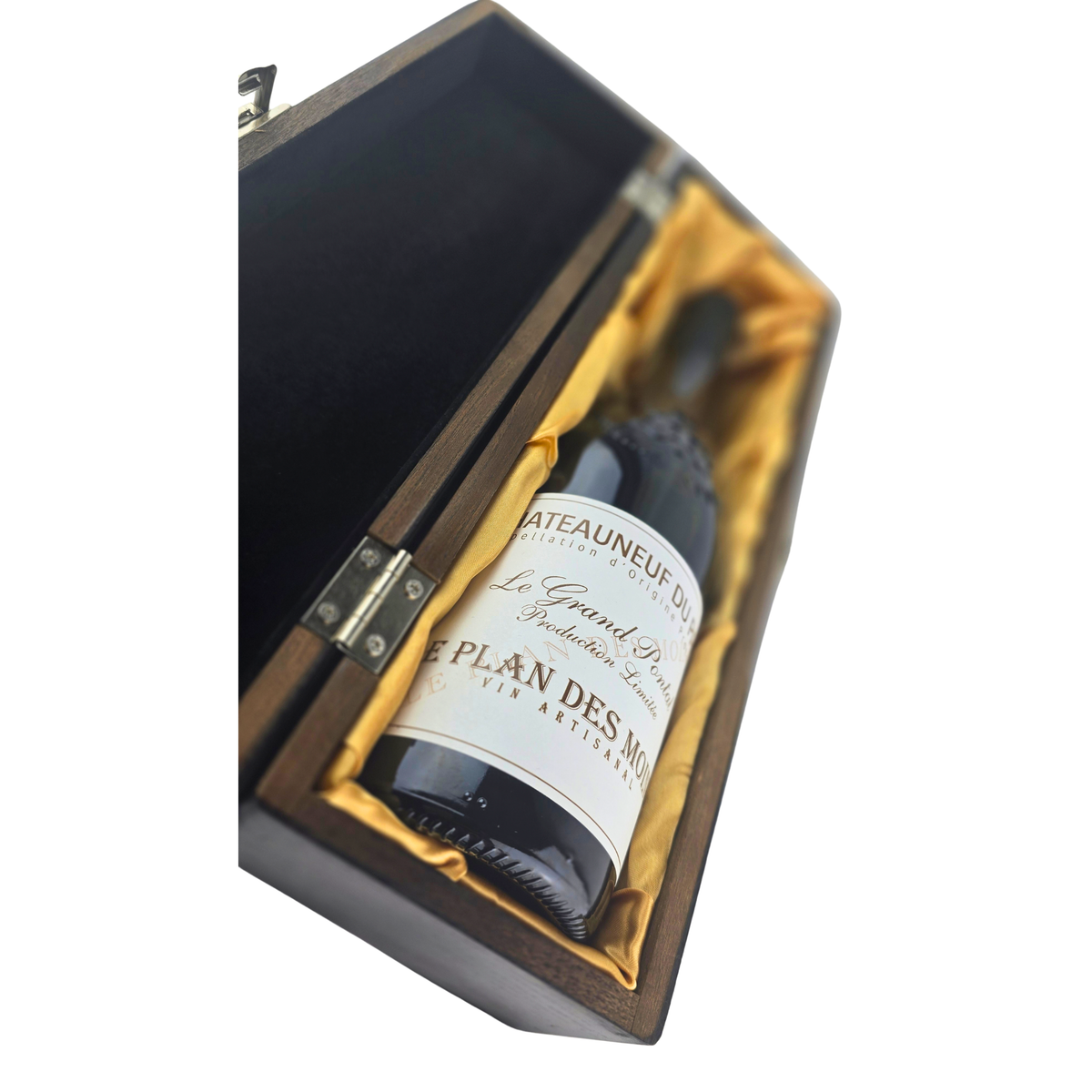 Le Plan des Moines Le Grand Pontal 2023 Châteauneuf-du-Pape – Luxury Elm Wood Gift Box