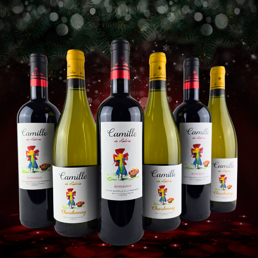 A photo of Croix de Labrie Bordeux Red & White mixed case