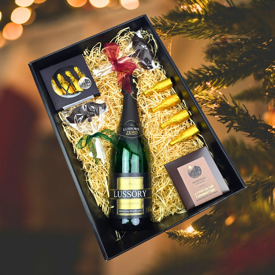 Vegan Sparkling 0% Alcohol and Chocolate Hamper