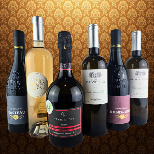 Vegan Vibes | Festive 6 Bottle Red, White, Rosé and; Sparkling wine
