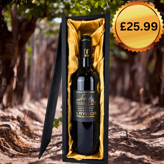 Bordeaux Chateau La Peyruche Red Wine Gift Box - Absolute Organic Wine