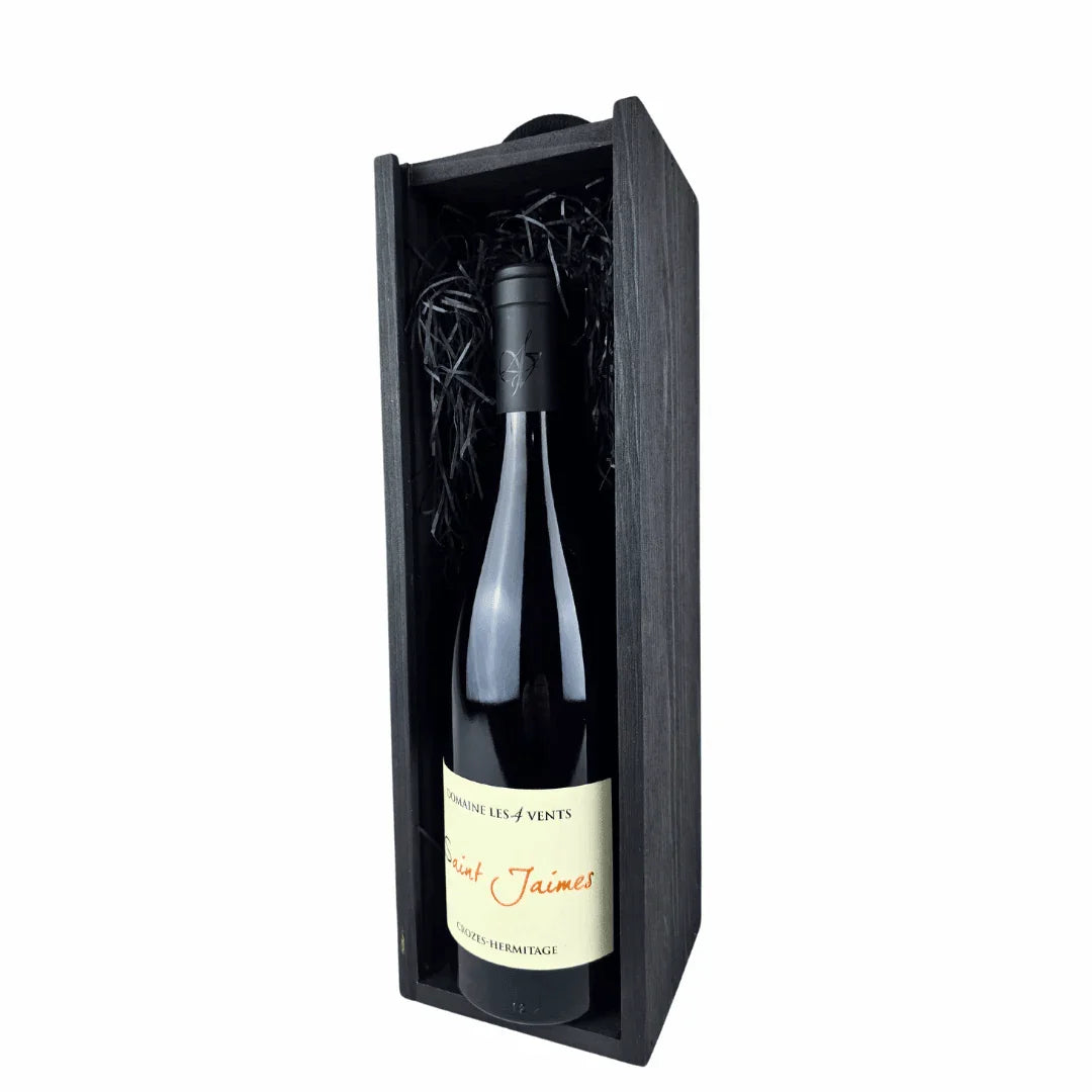 Domaine Les 4 Vents Saint - Jaimes, Crozes - Hermitage 2018. Wood Gift Box - Absolute Organic Wine
