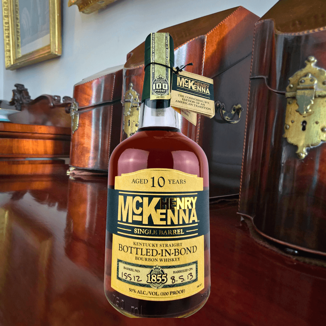 Henry McKenna Bourbon - 10 Year Old Single Barrel 75cl & Chocolate Gift - Absolute Organic Wine