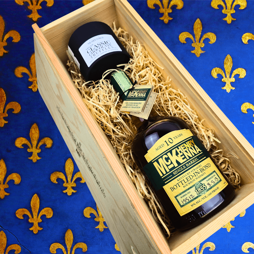 Henry McKenna Bourbon - 10 Year Old Single Barrel 75cl & Chocolate Gift - Absolute Organic Wine