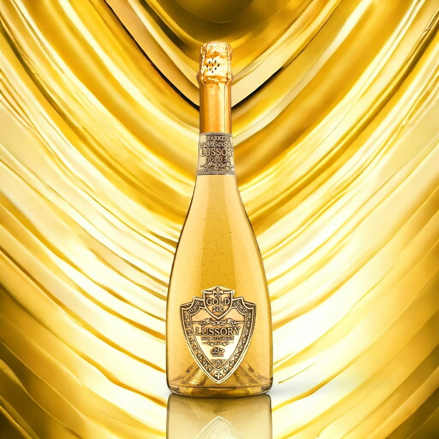 Lussory 'Gold 24k' Non Alcoholic Sparkling Brut, Spain - Absolute Organic Wine