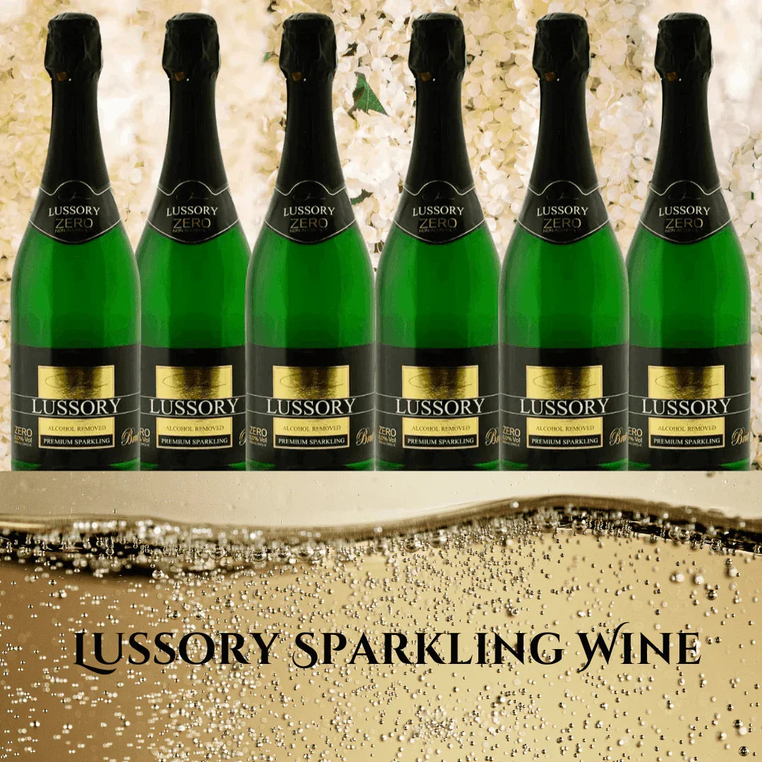 Lussory Vegan Alcohol Free Sparkling 6 Bottle Case - Absolute Organic Wine