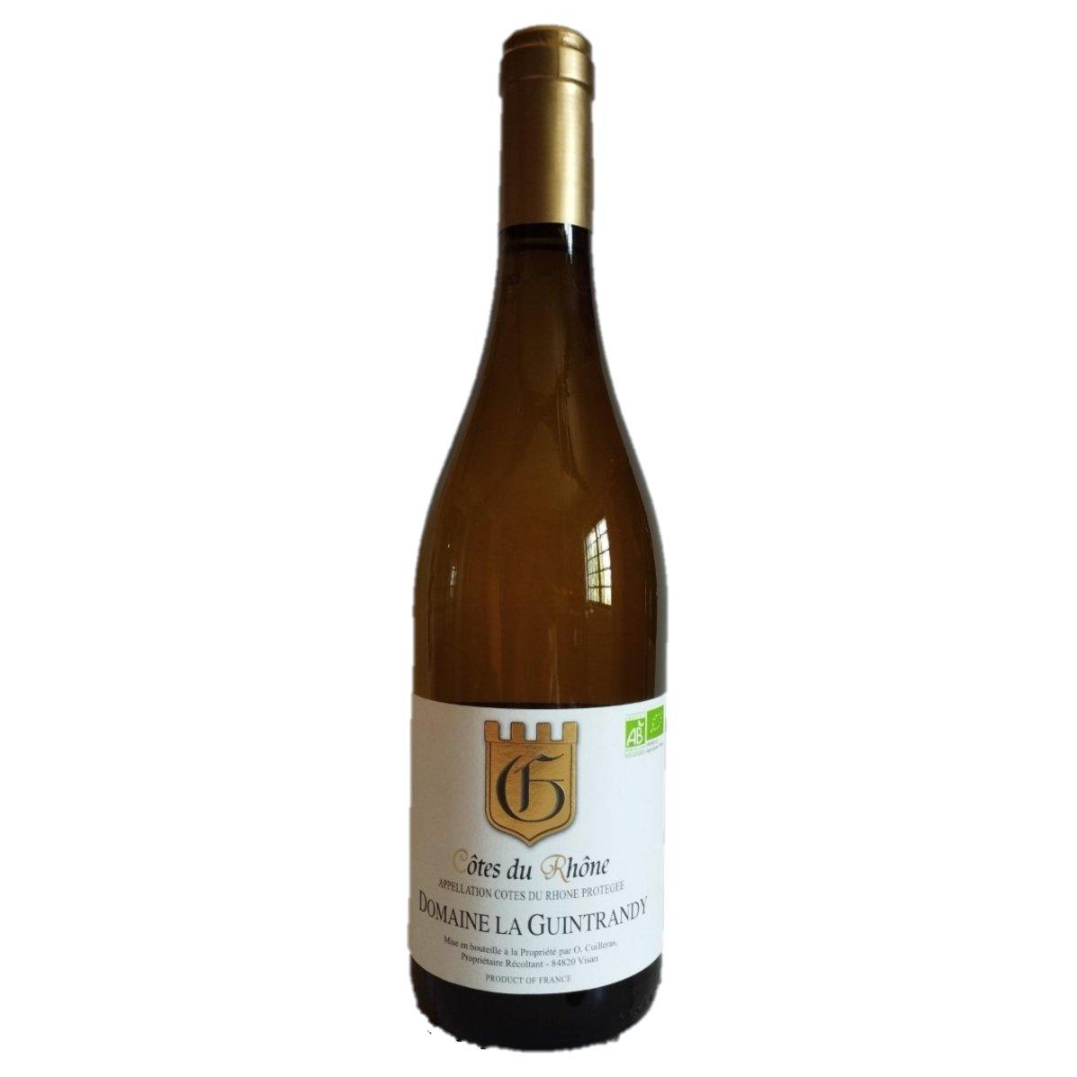 AOP Côtes du Rhône Blanc, Domaine La Guintrandy 2022
Organic and Vegan White Wine