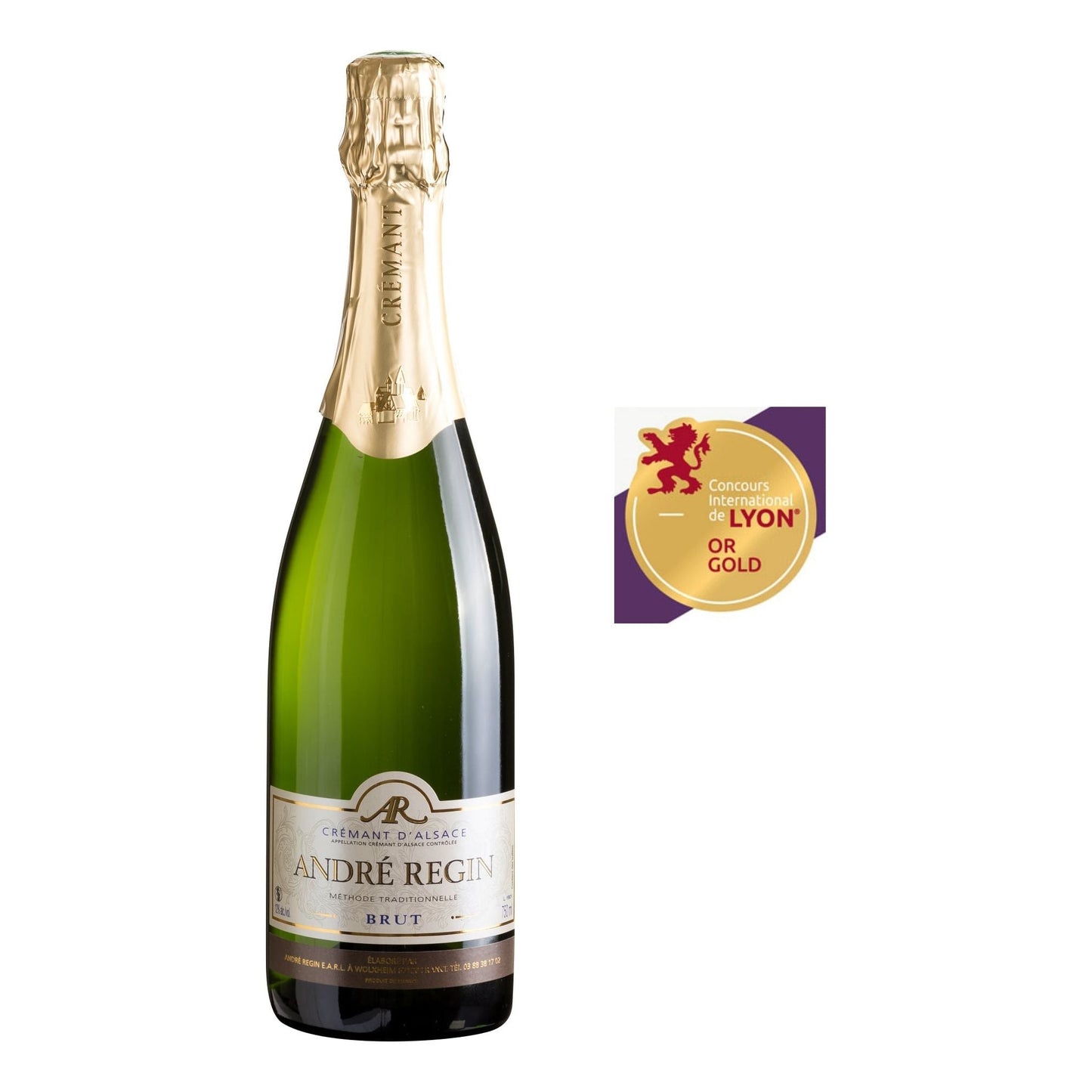 Crémant D'Alsace Gift Set with two Glasses - www.absoluteorganicwine.com