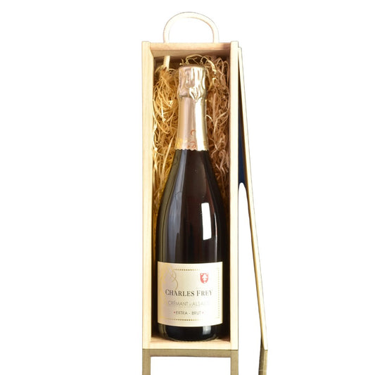 Domaine Charles Frey Crémant d’Alsace Gift Box - www.absoluteorganicwine.com