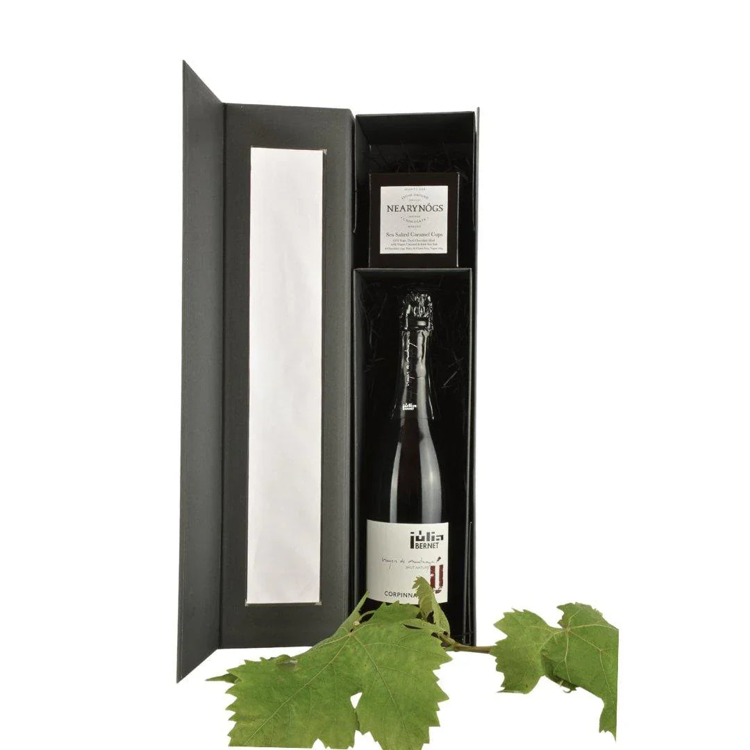 Julia Bernet, U Brut Nature Cava & Chocolate Gift Set - Absolute Organic Wine