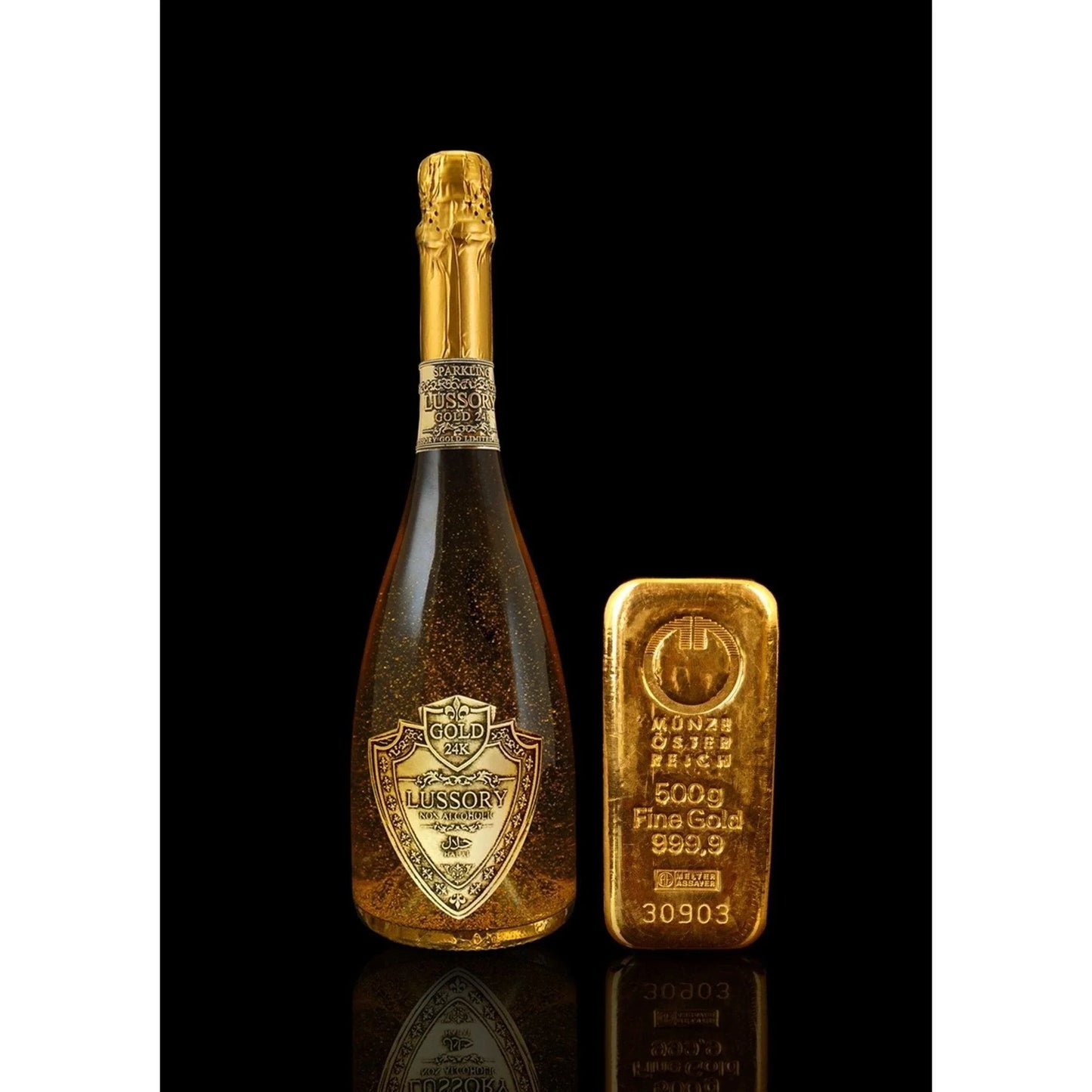 Lussory Gold Alcohol - Free HALAL Sparkling Wine - Absolute Organic Wine