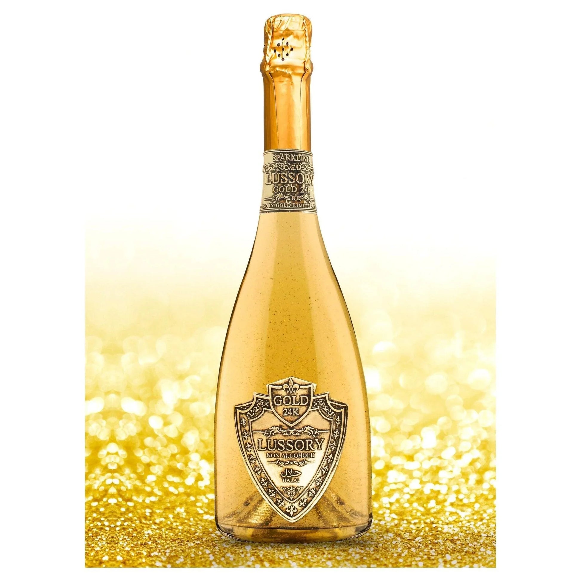Lussory Gold Alcohol - Free HALAL Sparkling Wine - Absolute Organic Wine