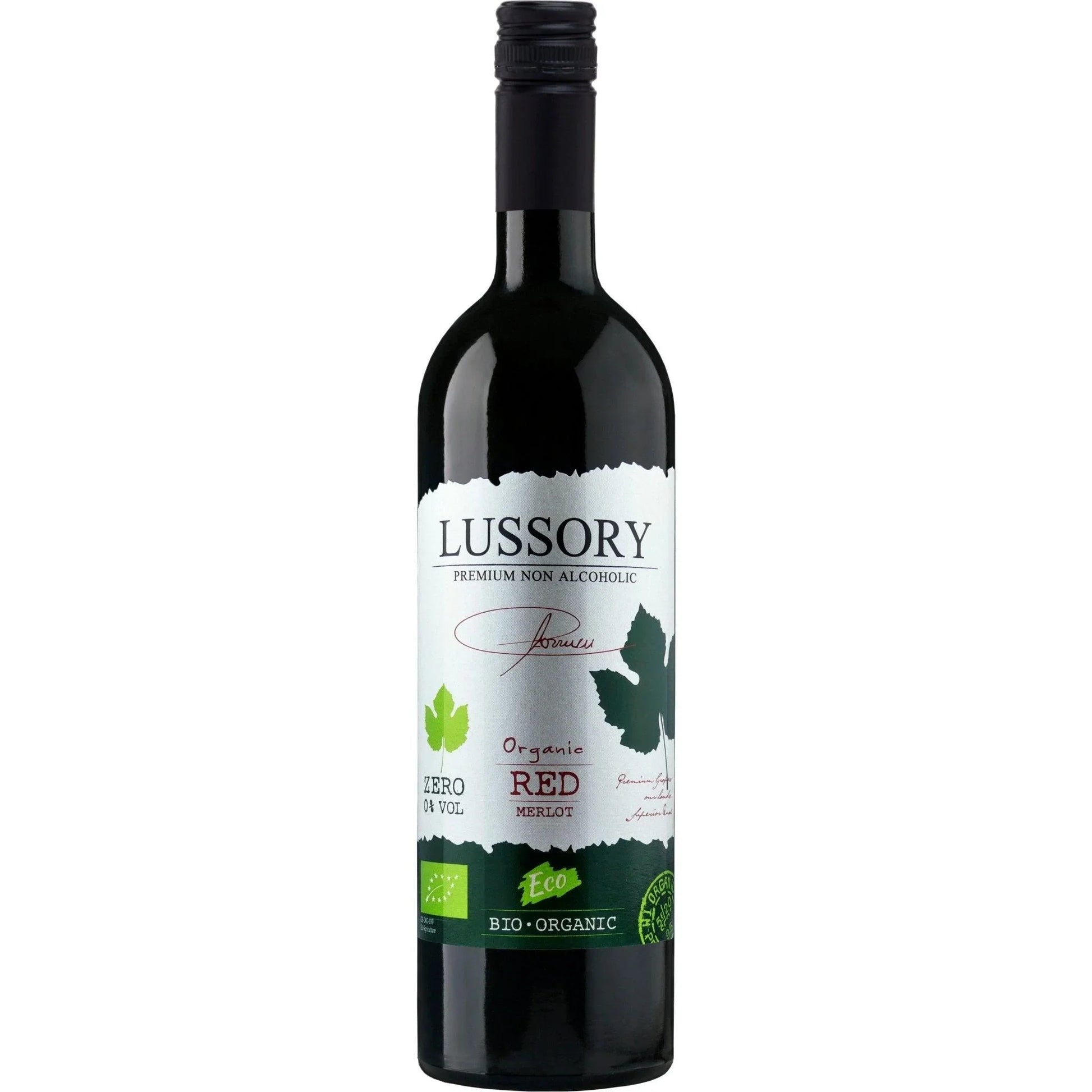 Lussory Organic & Vegan alcohol Free Red Wine - red wine northern Ireland www.absoluteorganicwine.com