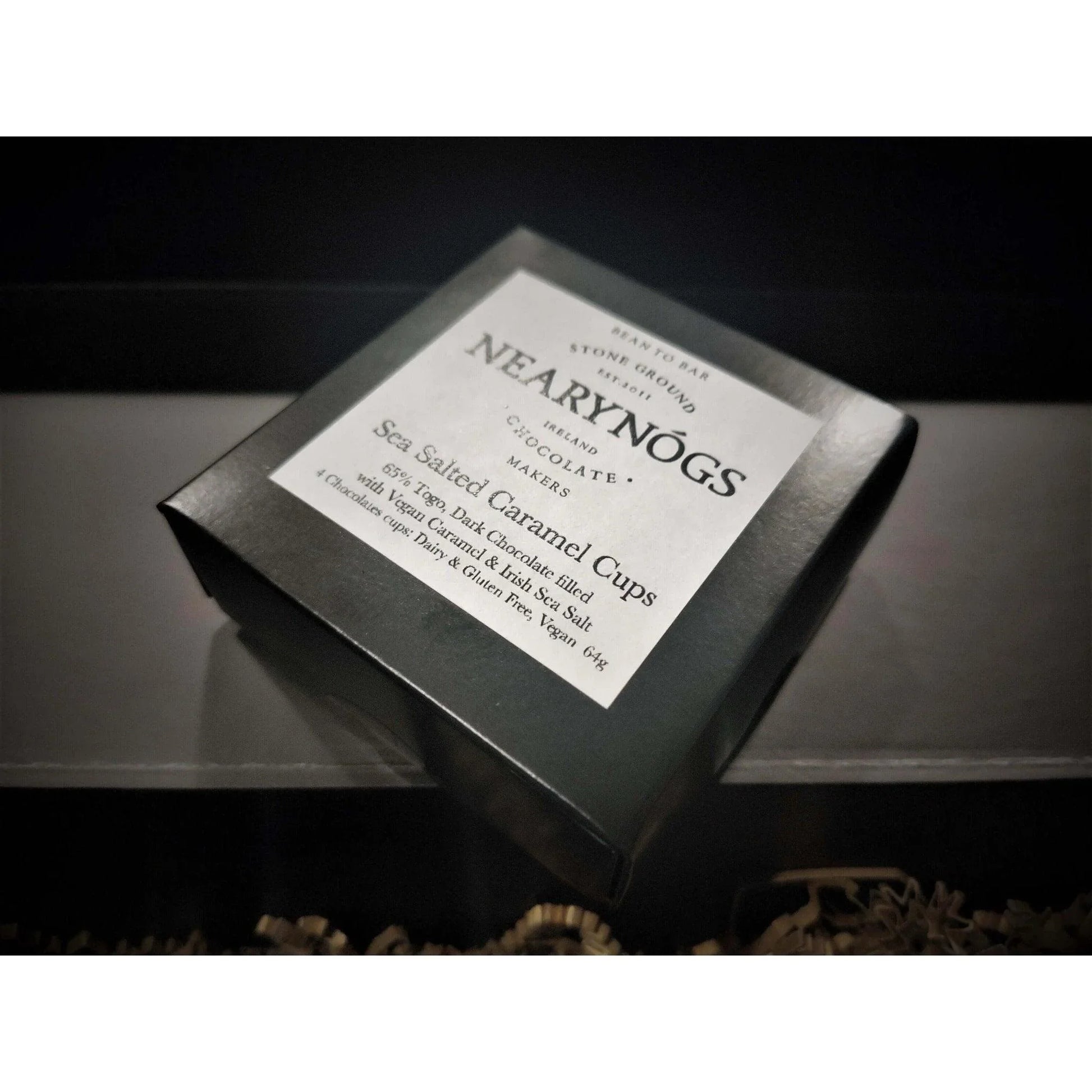 Nearynógs, Irish Sea Salt Chocolate Caramel Cups - Vegan - Absolute Organic Wine