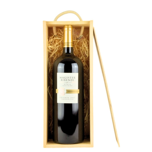 Rioja Crianza Organic 1.5L Magnum in Wood Gift Box - www.absoluteorganicwine.com